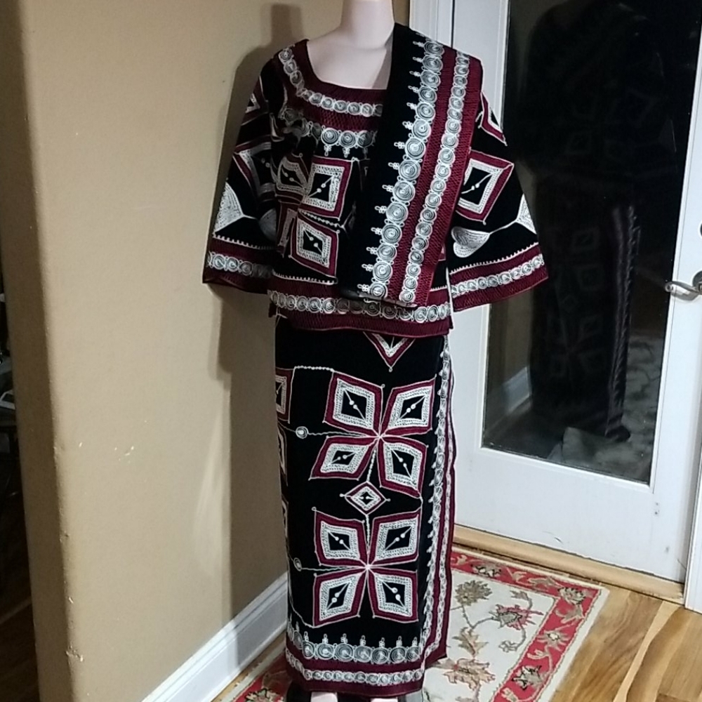 3 piece Traditional outfit from N.W Cameroon